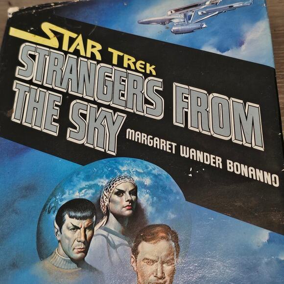 Star Trek Strangers From the Sky Hardcover Book Vintage 80s Science Fiction - Picture 3 of 12
